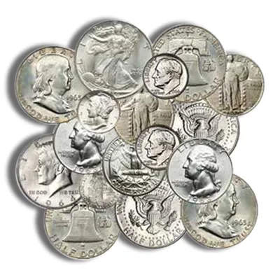 US Half Dollars 90%