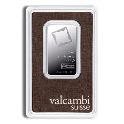 Valcambi Platinum Bar